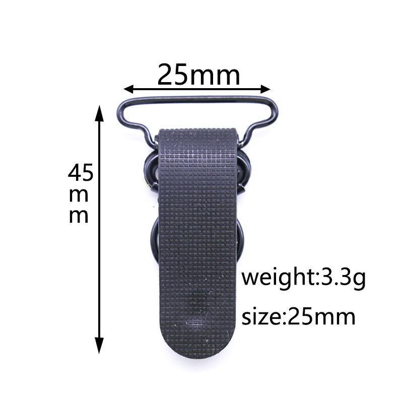 50Pcs / Lot Suspender Clip Garter Belt Clip 25MM – Grandado