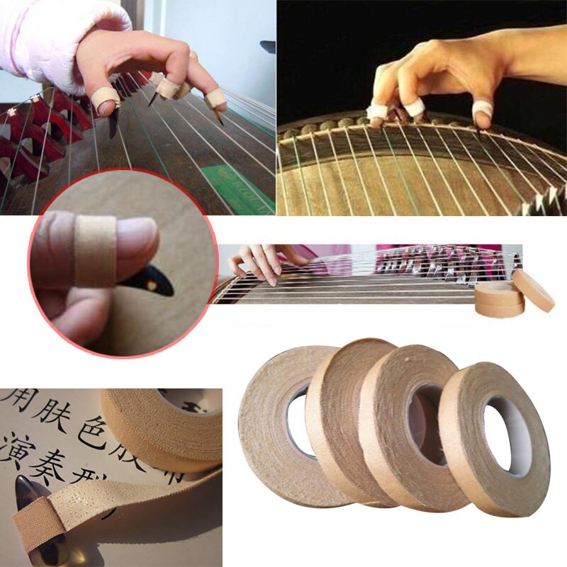 1 Rolls Adhesive Nail Protector Tape for Guzheng and Pipa Lute Finger Picks Music Instrument Accessories 1cmX500m