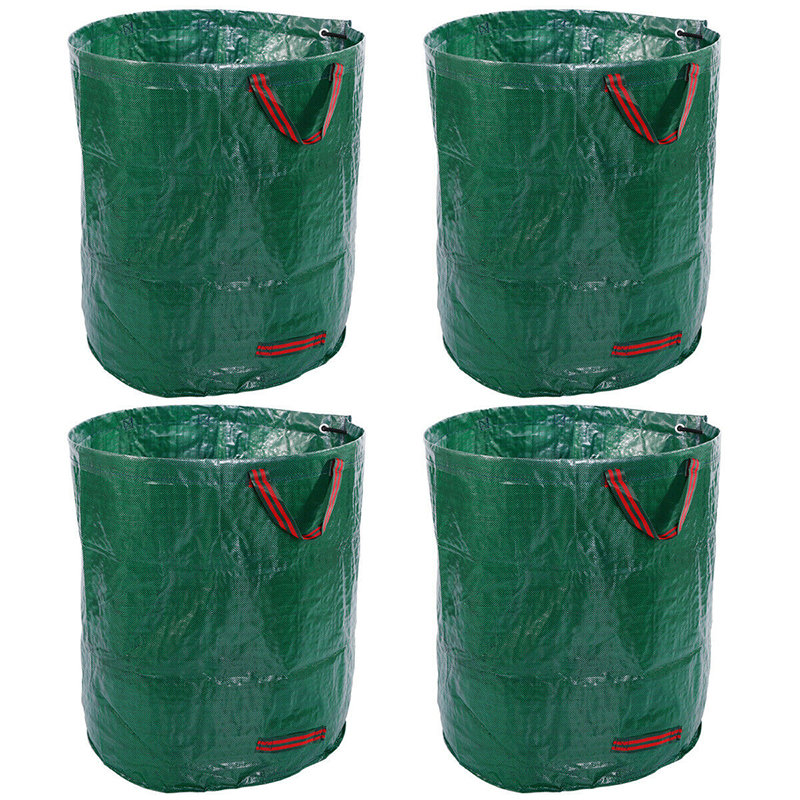 Grand sac poubelle de jardin, grande poubelle d&#39;extérieur pour cheminée de Camping, sac de stockage robuste