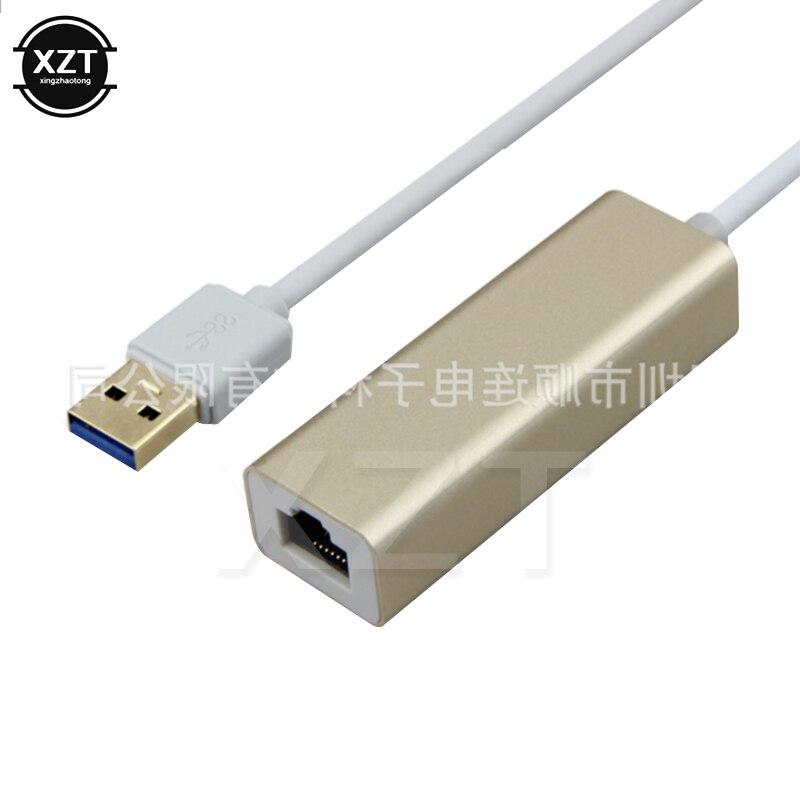 Externe Usb Bedraad Ethernet Netwerkkaart Adapter Usb Naar Ethernet RJ45 Lan Voor Windows 7/8/10/xp RD9700 Voor Win Xp/7/8/10: Goud