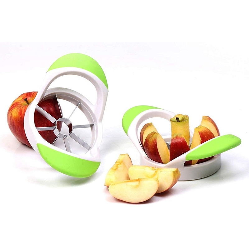 Apple Slicer - Corer - Divider - Cutter - Wedger Tool - 430 Grade Stainless Steel -Rust Resistant 2Pcs