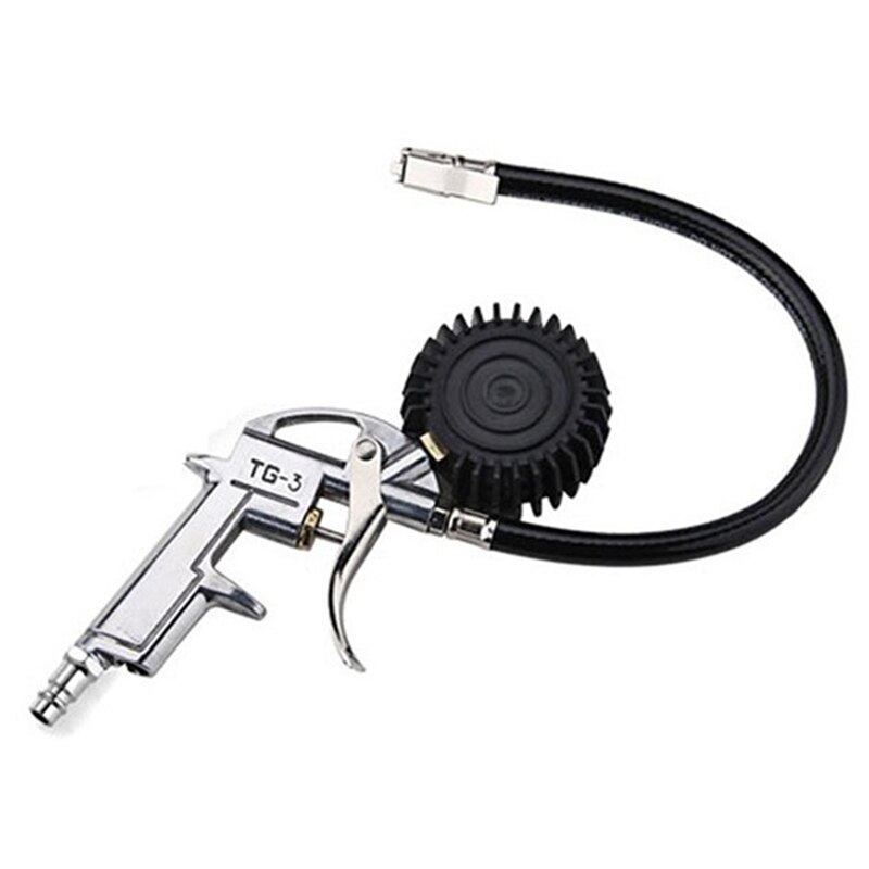 0-16bar/0-220psi Tire Air Pressure Inflator Gauge Analog Dial Inflation Inflated Pumps Deflated Repair Tools for Motorcycle Car