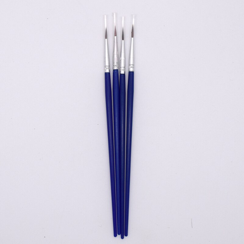 0.7cm Painting Brush For Oil Painting By Number Artistic Creation Canvas Acrylic Painted Nylon Hair Watercolor Paint Brush 1617: 2