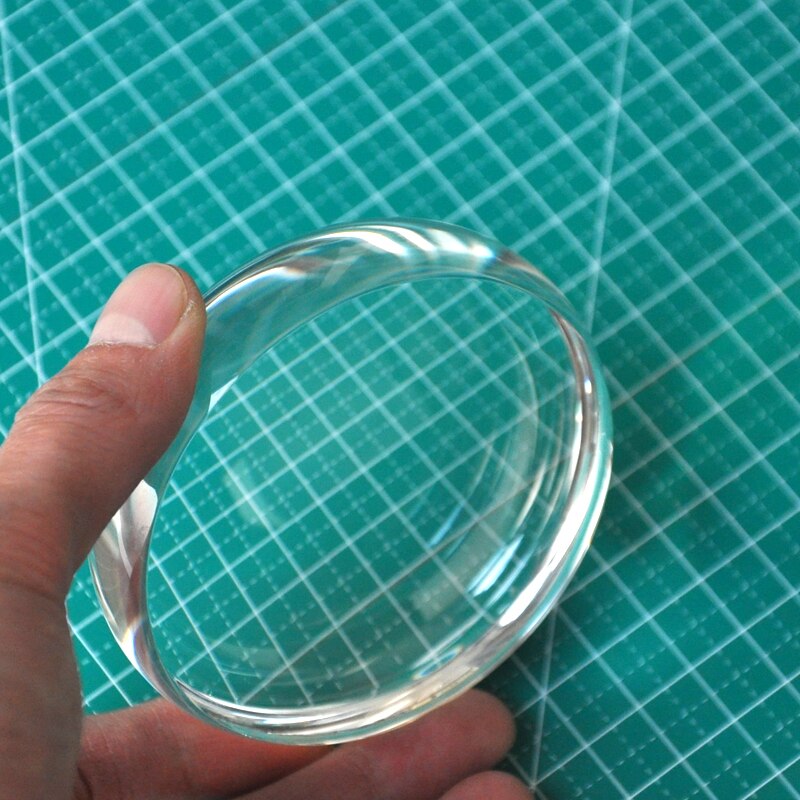 Crystal Gyro Plate Crystal Smooth Tray Double-Sided Concave Inception Space Hand Toy Gyro Display Stand K9 Base