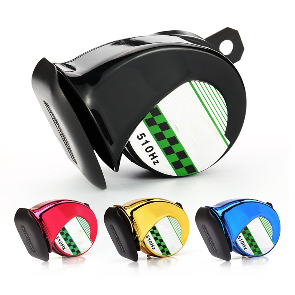 12V 130dB Piezas de motocicleta ABS coche ligero impermeable sonido único sonido sirena camión Anti corrosión bocina de aire de caracol