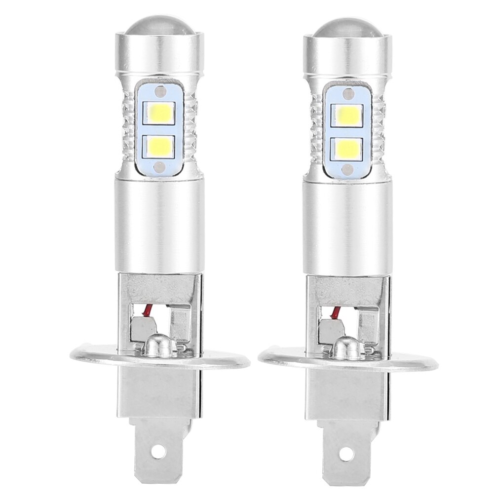 2x H1 6000K 100W Super White Led Auto Koplampen Rijden Mistlamp