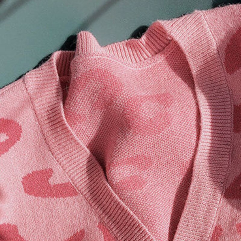 Autumn Teen Girls Pink Oversized Sweaters Children Clothing Knitting Baby Cardigan Kids Clothes Children&#39;s Casual Coats Knitted