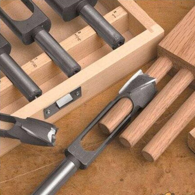 2x Tenon Deuvel & Plug Cutter Tenon Maker, Tapered Knus Plug Snijders (12Mm & 8Mm)