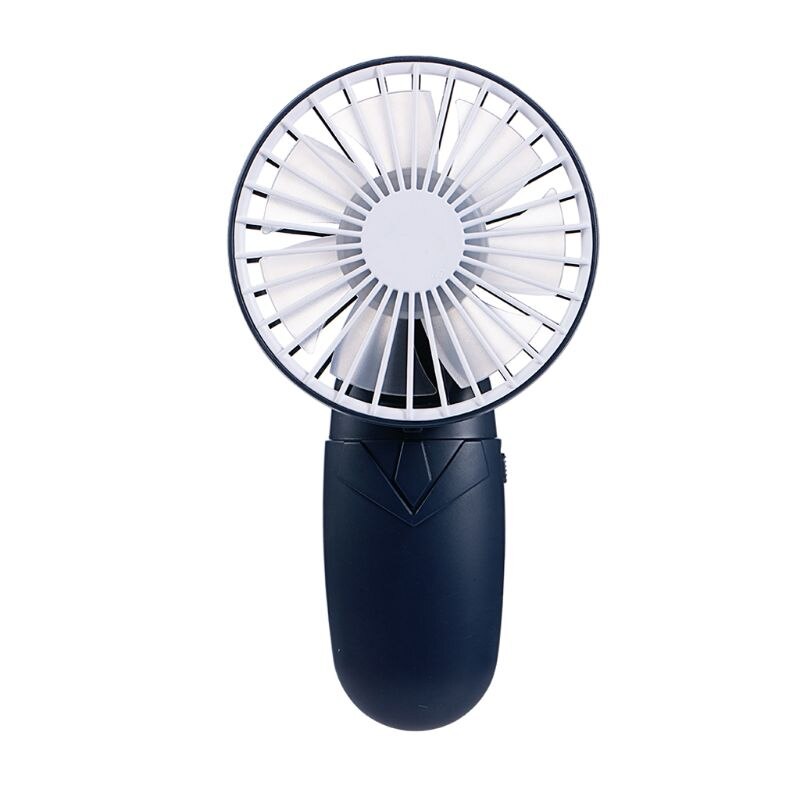 Mini zakventilator koele lucht handkoeler koelventilatoren voeding  by 2x aaa-batterijen  m68f: Bl