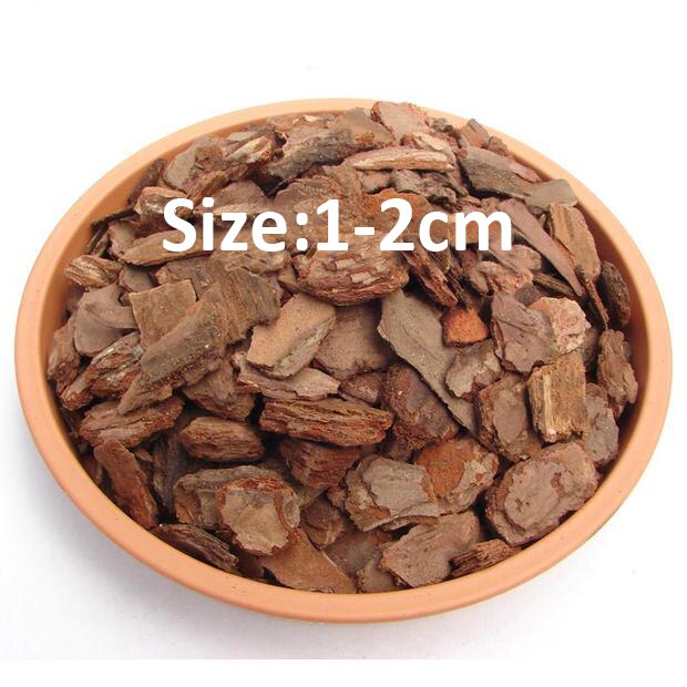 Naturlig frankrig fyrrebark dendrobe orkidé planter zymotic fyrretræ bark gødning lang tid sidste dyrkningssubstrat: 1 kg / 1-2cm