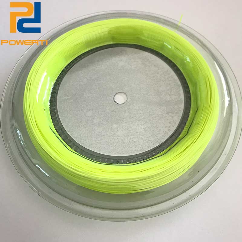 POWERTI 0,69mm Badminton Schläger Schnur Nanofibers Spule Badminton Ausbildung Schläger Schnur BX95 200m Weiche Gymnastik Schnur