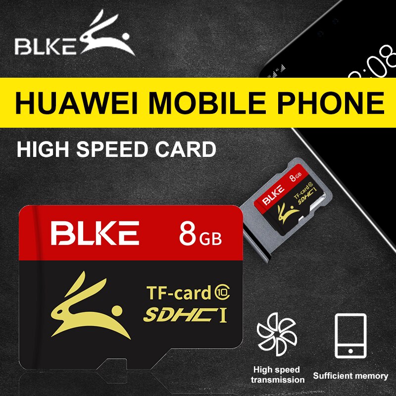 BLKE Huawei mobile memory card micro sd tf for Changxiang 10e plus 9s 8s 7S 6S 9E 8e Nova 5I 4E mate10 9 8 maimang 8 7 P10 P9 P8: 8GB