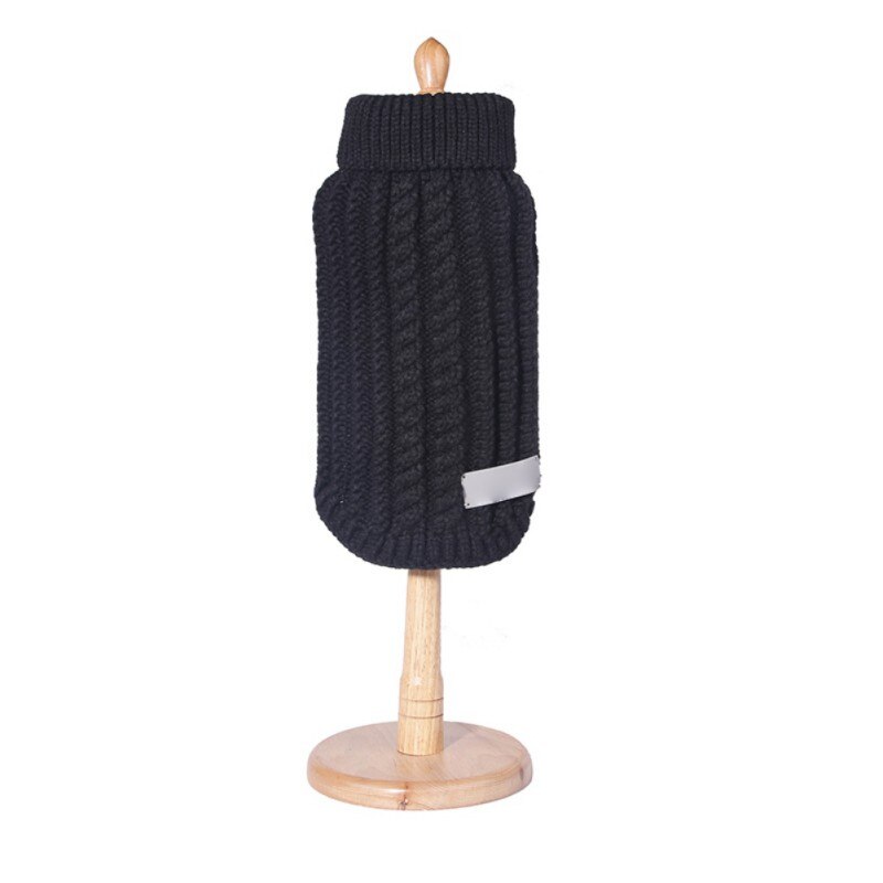 Hoge Kraag Wollen Truien Trui Hond Kleding Jas Stro-Touw Hond Trui Knit Kleding Huisdier Winter Wollen Trui