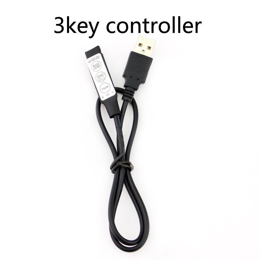 5v usb lys led strip rgb usb fjernkontroll led dimmer 5 volt usb led strip fjernkontroll 3 11 17 24 nøkkel trådløs