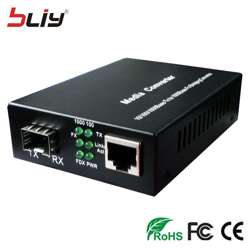 sfp media converter gigabit sfp fiber port to 1 rj45 UTP Ethernet fiber opticl switch with sfp slot gpon onu olt