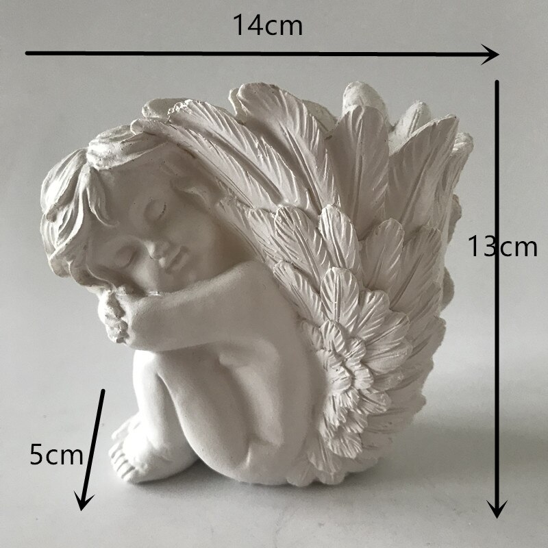 Engel vase form 3d baby silikone urtepotte forme hjemmehave harpiks håndværk ler gips cement plantemaskine fremstillingsværktøj