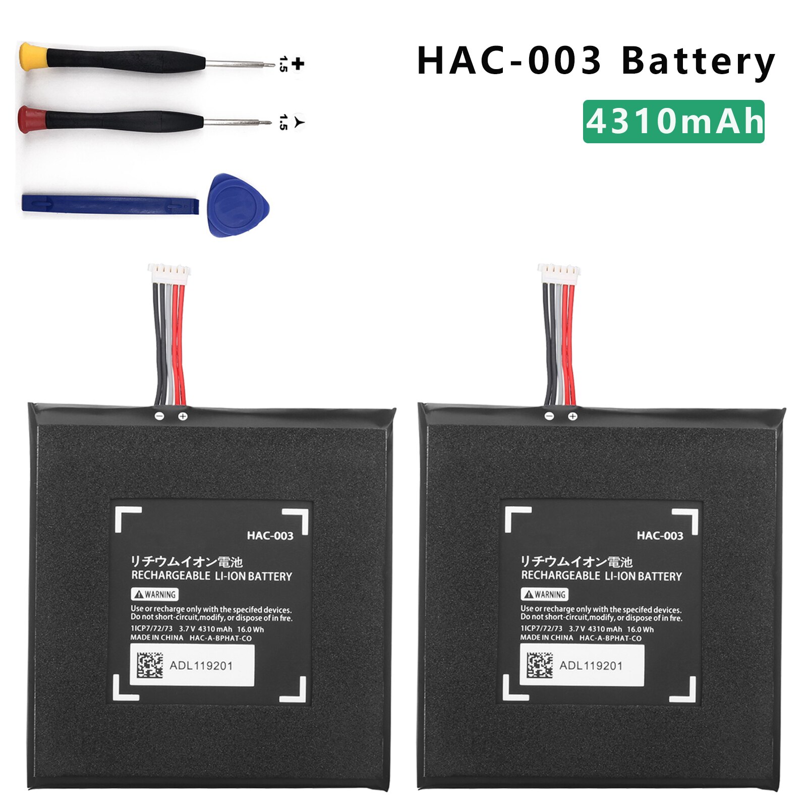 4310 Mah Voor Schakelaar HAC-003 Batterij Voor Nintendo Switch HAC-S-JP/EU-C0, Schakelaar HAC-001