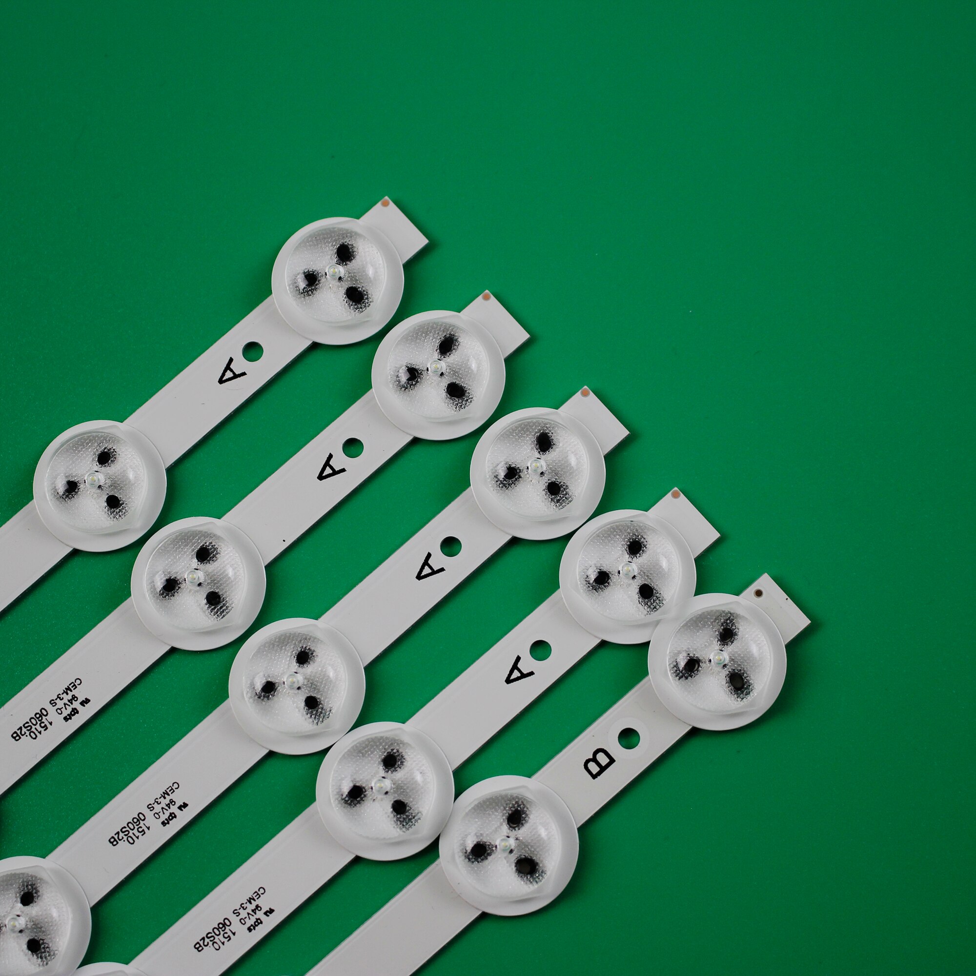5 stk/sæt led baggrundslys strip 40 dled_a b-type ves 400 unds -2d-n02 n03 n04 lt-40 c 750 til toshiba 40 s 3653db 40 l 1533db 40 l 1553db