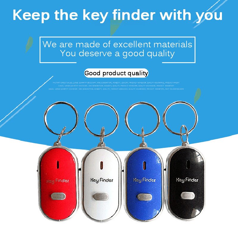 Draagbare 4 Kleuren Smart Key Finder Mini Key Finder Sleutel Finder Lost Key Finder Locator Sleutelhanger Tag Tracker Locatie tracking