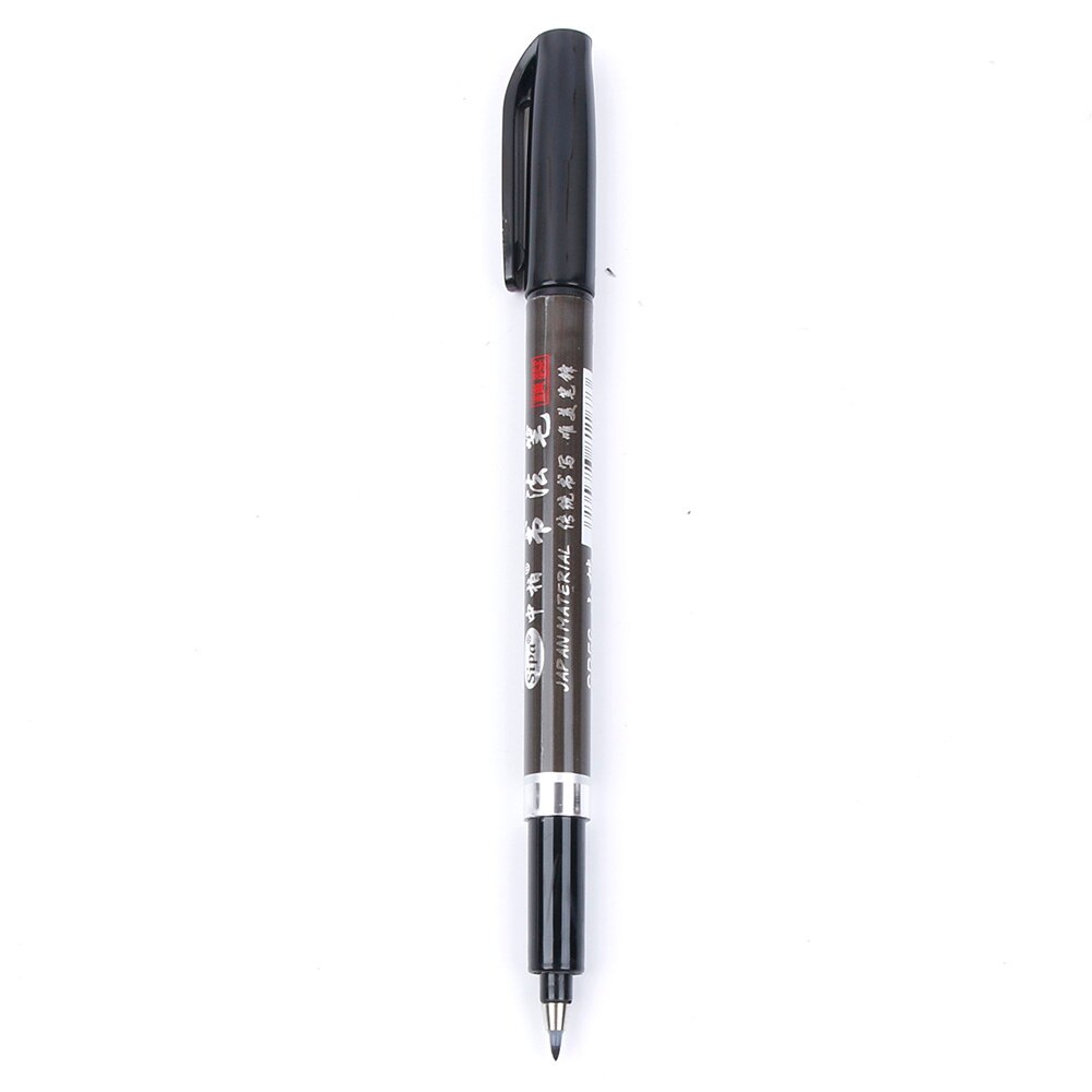Pluma de caligrafía, pincel de Material japonés para firma, palabras chinas, papelería de aprendizaje, suministros escolares, marcador de arte Papelaria: size S