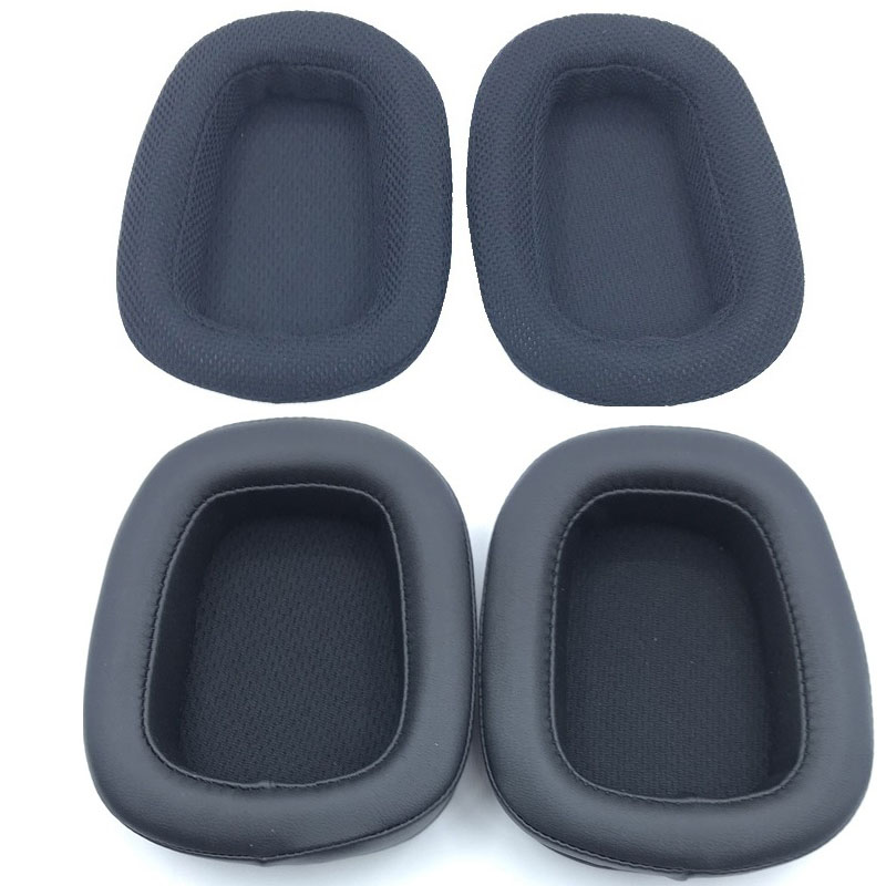 Interruptor de encendido y botón de volumen para auriculares Logitech G933 G935 G633 G635 Artemis Spectrum, repuesto de cojín para auriculares inalámbricos: XS / Marfil