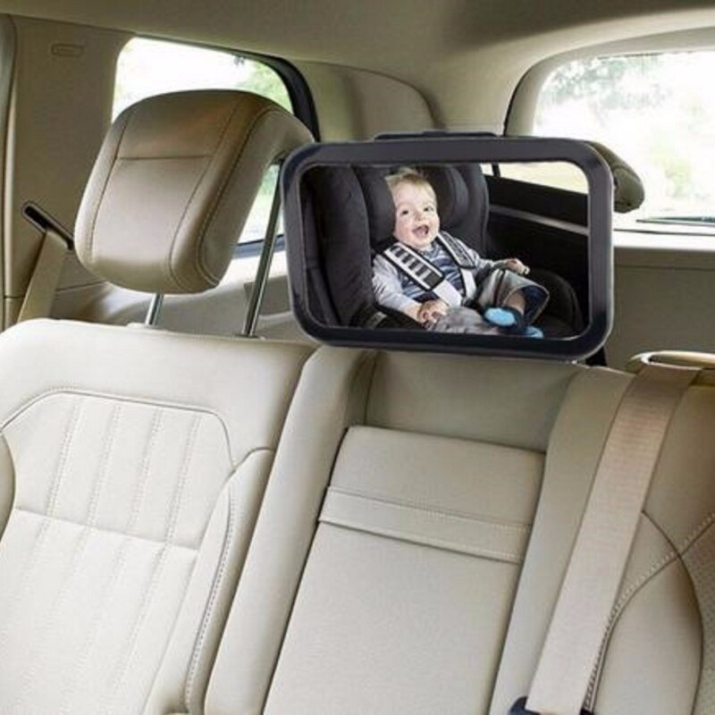 Rétroviseur large réglable de sécurité pour siège arrière de voiture, miroir de sécurité pour bébé/enfant, moniteur de voiture, appui-tête de , style d&#39;intérieur