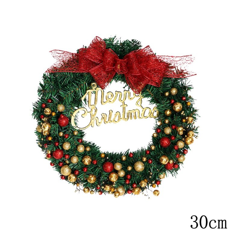 Door Hanging Christmas Wreath Pendant Halloween Thanksgiving Christmas Home Decoration: A