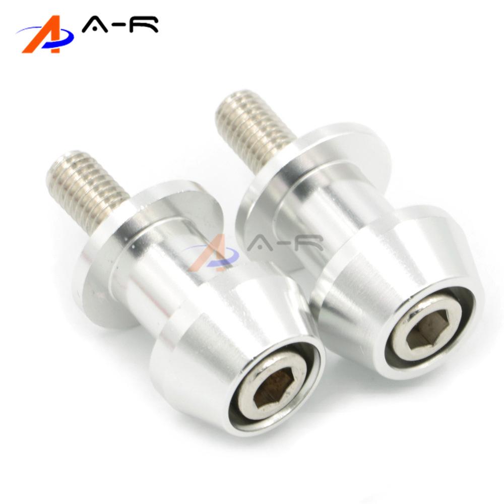 Paar 6mm CNC Achterbrug Spoelen Sliders Stands Spoelen Voor Yamaha YZF-R1 YZF-R6 R1 R6 R6S R15 FZ1 FZ6 FZ8 TMAX Vmax FZ1 MT-01 MT01