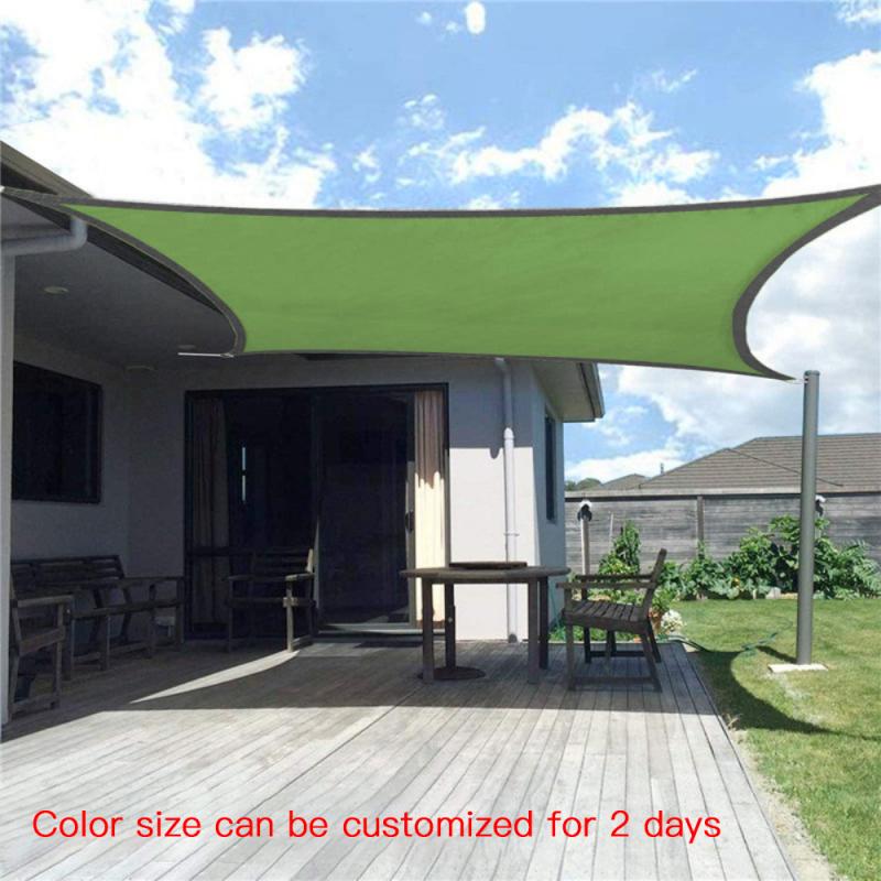 Awning Tarp Camping Canopy Tent Garden Sun Shade Screen Durable Practical Moisture Proof Beach Sun Shelter Portable Shade Sail