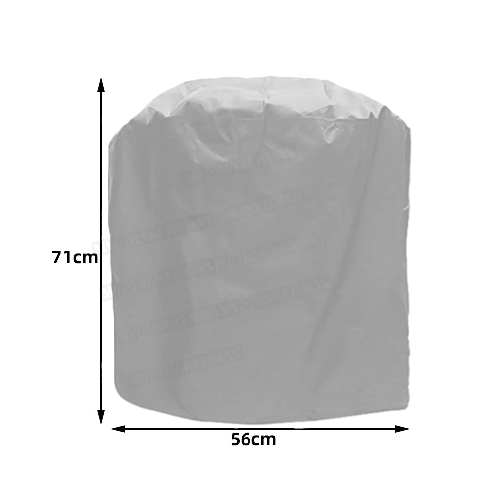 8 Maten Buiten Barbecue Hoes Stof En Waterdichte Weber Zware Barbecue Hoes Regen Proof Buiten Barbecue Cover Rond: Black