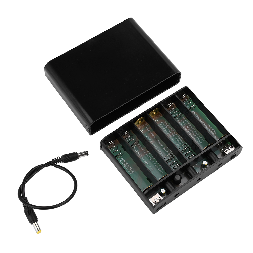Keskeytymätön virtalähde tee-se-itse-varavirtalähde dc ups 5v 9v 12v lähtö 6x 18650 akku kodin reitittimeen matkapuhelimeen tablettiin modeemiin: Default Title