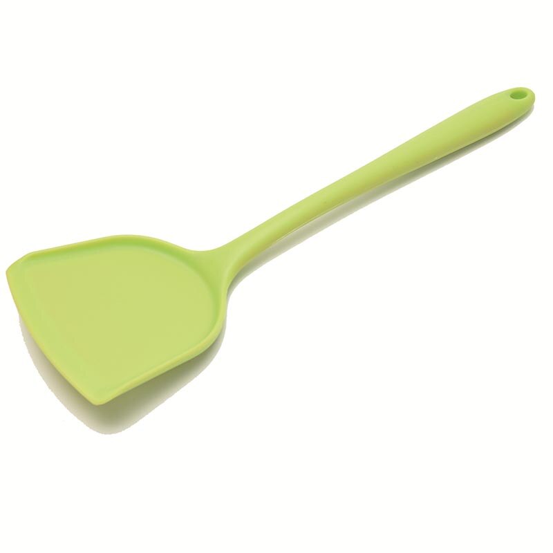Silicone Spoon Scraper Pan Spatula Cake Kitchen Cooking Tool Kitchen Utensil Turners Spatula Heat Resistant Integrate Handle: 3