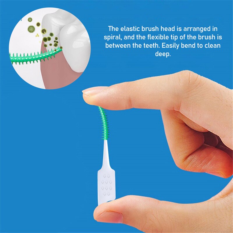 150Pcs/set Silicone Interdental Brushes Super Soft Dental Cleaning Brush Teeth Care Dental Floss Toothpicks Oral Tools