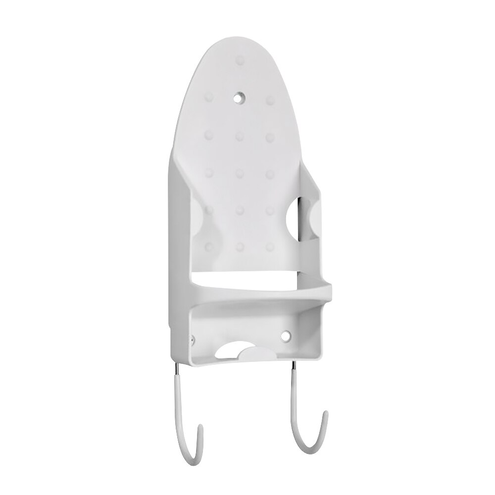 Ironing Board Holder Hanger Cupboard Door Wall Mount Storage Rack: White