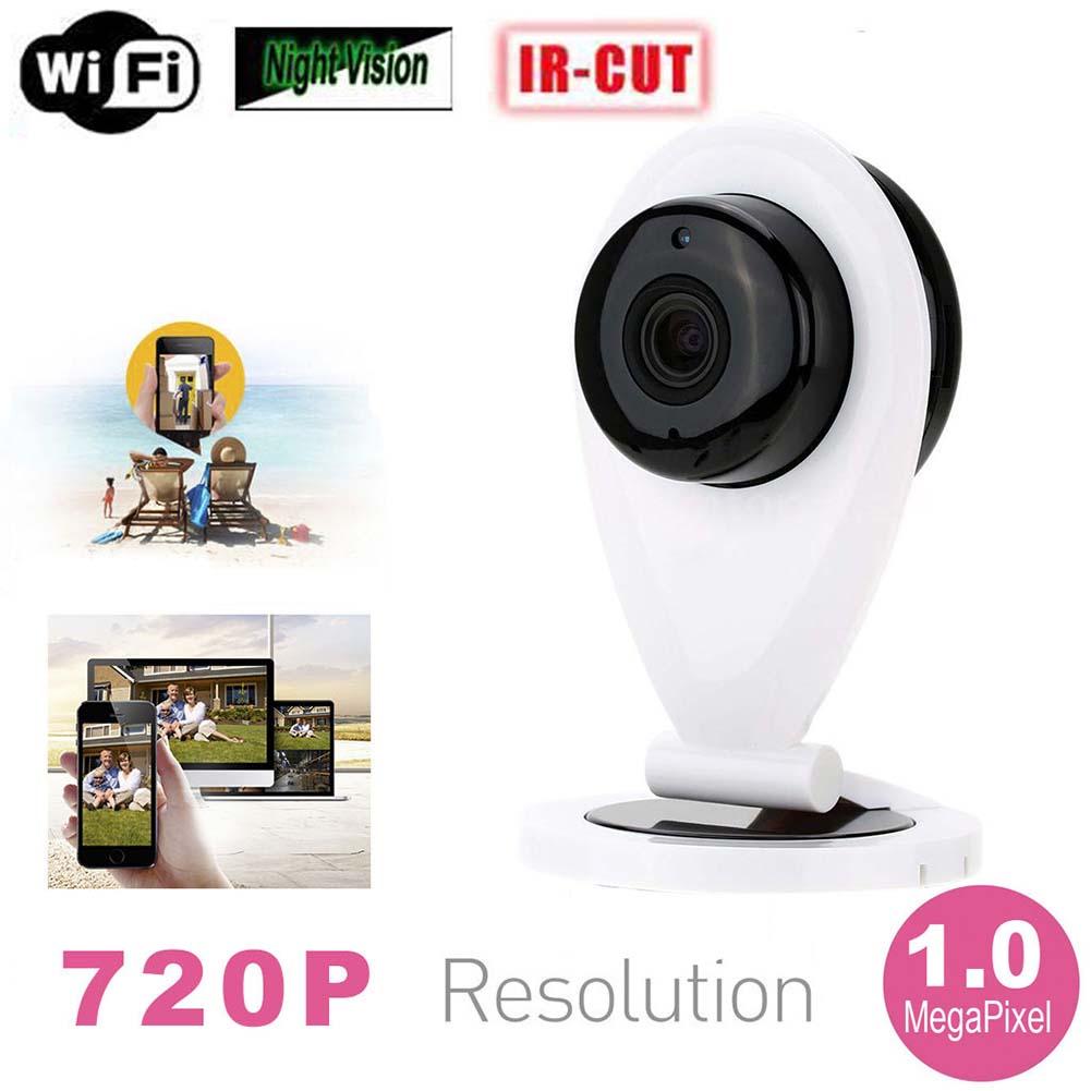 Mini hd wifi trådløst ip kamera sikkerhedsnetværk ir night vision webcam cam