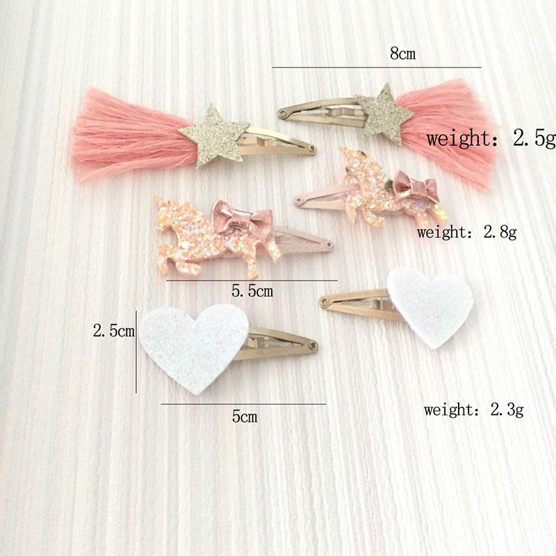 2Stck Pailletten Haar BöGen Haar Clip Baby Haar Clips Griffe Headwear Baby Haar Zubehör Mädchen Haarnadeln Baby Kopf kleid