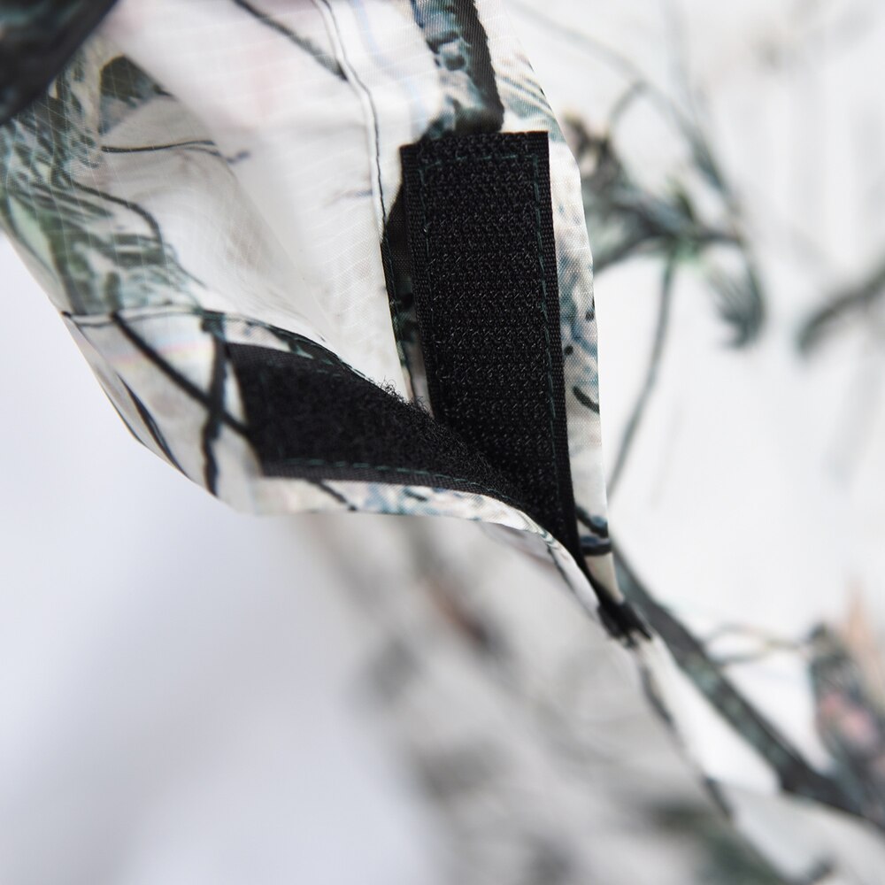 Snow Camouflage Raincoat Backpack Waterproof Raincoat With Hood Hiking Cycling Rainwear Poncho Outdoor Camping Hiking Tent Mat