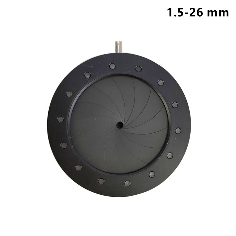 Metalen Zoom Optische Iris Diafragma Diafragma Condensator Digitale Camera Microscoop Adapter Microscoop Accessoires Voor Camera Lens: ID019