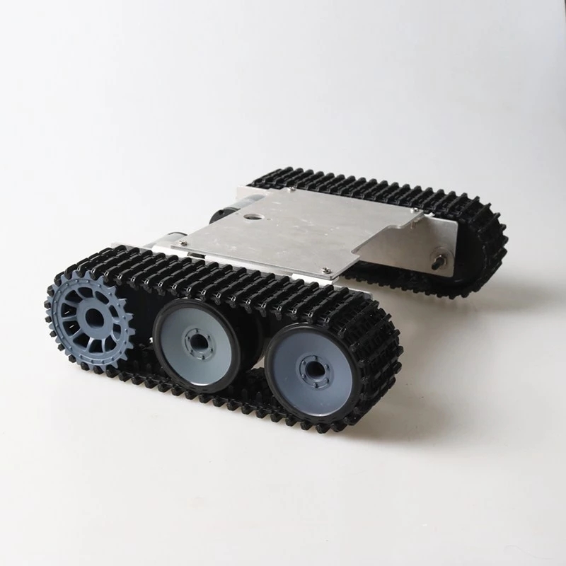 Tank Chassis Afstandsbediening Mini TP105 Platform Met Metalen Paneel/Verstelbare Track Dc Motor Voor Arduino Diy