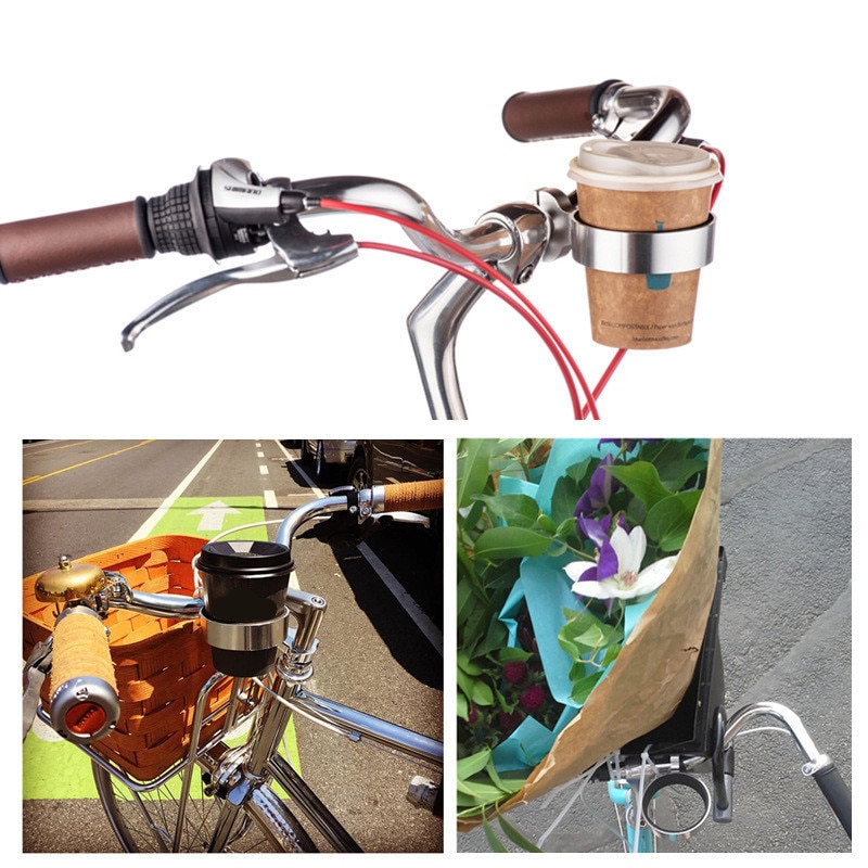 Cykeldrikke flaskeholder cykeldele kaffekopholder te kopper holder cykelbeslag aluminiumsflasker bur flaskeholder