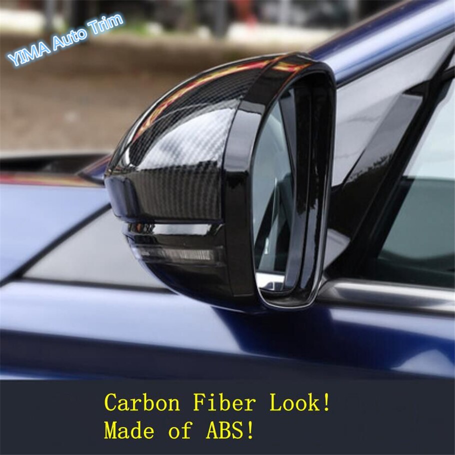 Lapetus Auto Styling Deur Side Wing Achteruitkijkspiegel Case Cover Trim Fit Voor Nissan Teana / Altima Carbon fiber Abs