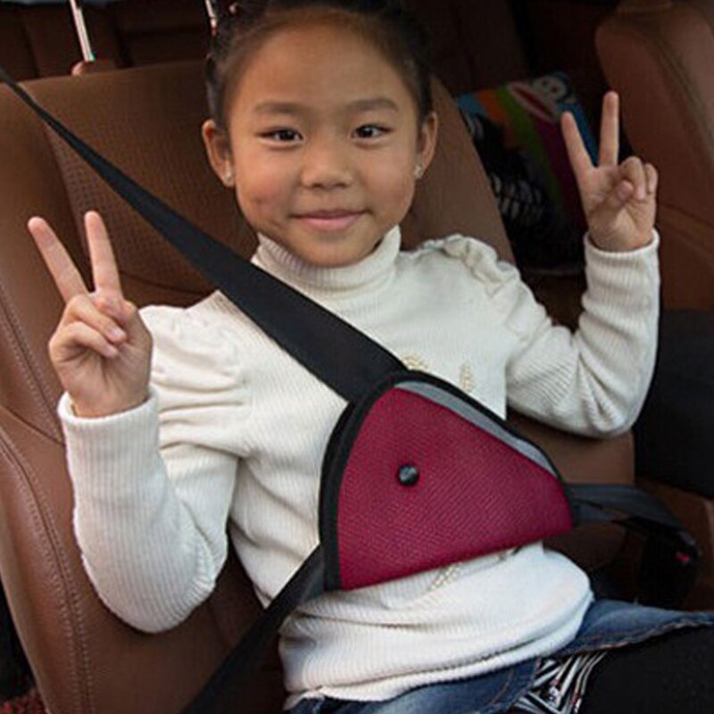 Ajusteur universel de ceinture de sécurité pour enfants, pour voiture, dispositif triangulaire, Protection du cou, respirant, pour bébé