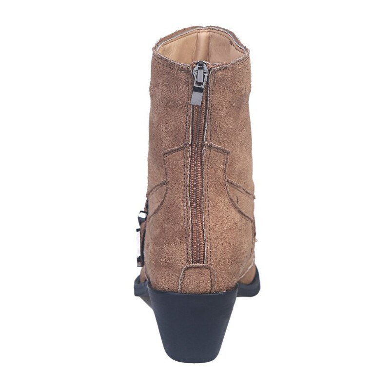 Dames laarzen herfst winter leren hoge hakken dames enkellaarsjes dames korte laarzen schoenen dames casual laarzen