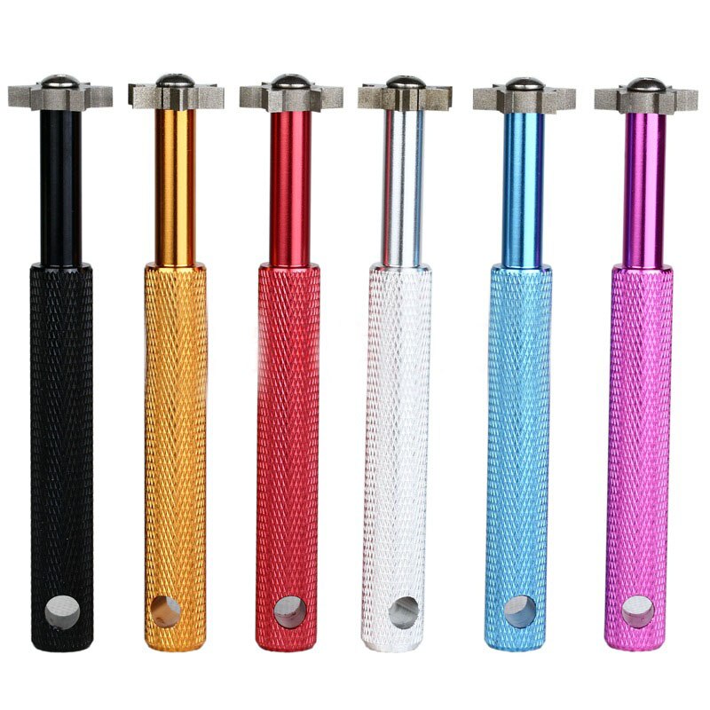 Golf Hex Cleaning Tool Iron Wedge Golf Groove Sharpener with 6 Heads XD88