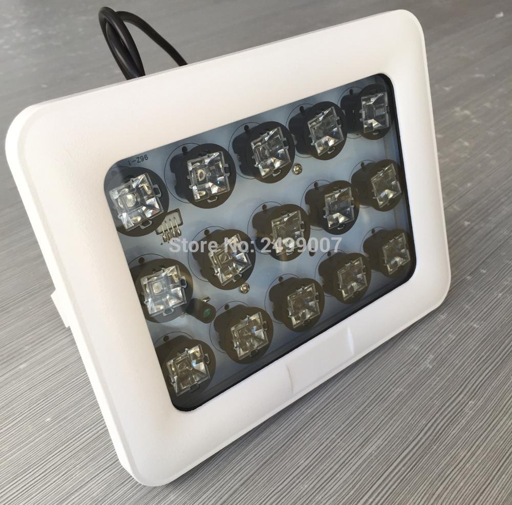 Lihmsek Long distance 100M 850nm infrared 15pcs high power IR LED illuminator Infrared assistant light for CCTV LPR ANPR Camera