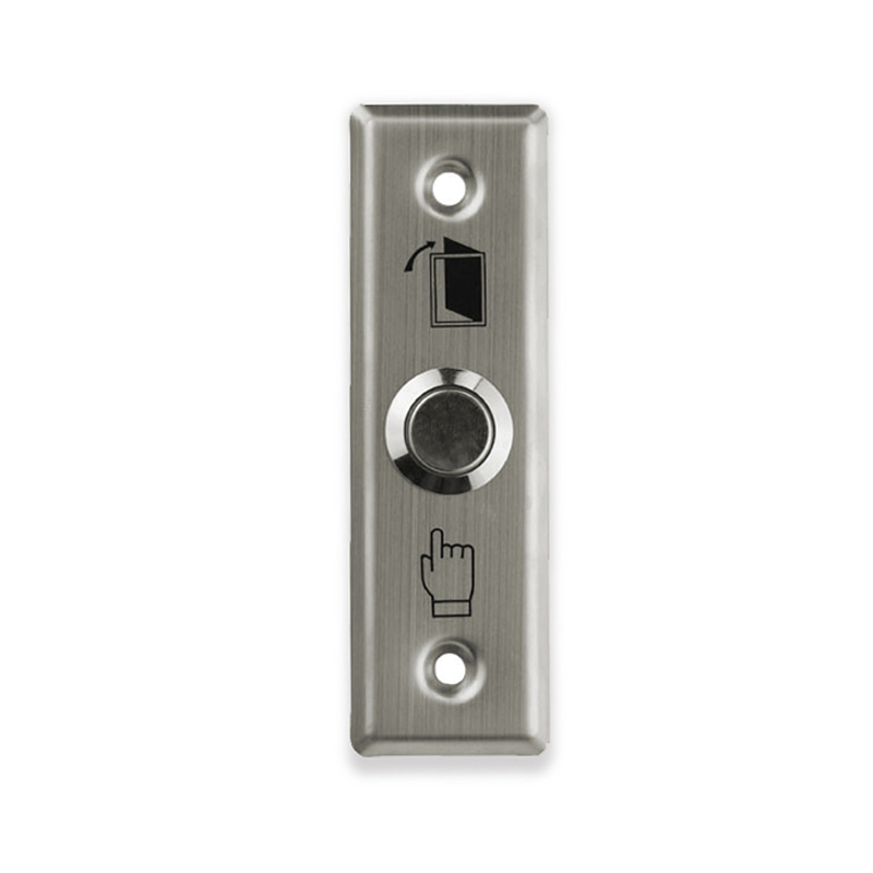 Metalen Roestvrij Schakelaar deur exit push te open Home Release Knop met LED Licht Voor Toegangscontrole Lock Systeem NO/COM: L1