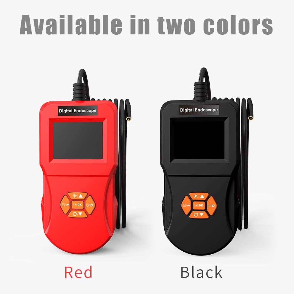 IP67 Waterproof Endoscope HD 2.4 Inch Screen Camera Digital Detection Endoscope Handheld Endoscopes With Adjustable Led Lights