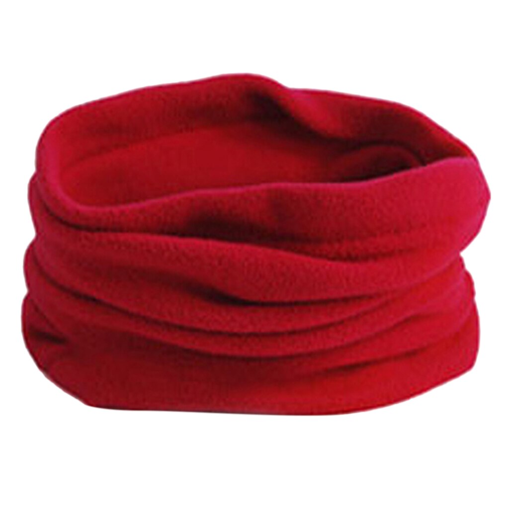Winter Polar Fleece Man Women Scarf Ring Trendy Neck Warmer Comfy Snood Scarf Ski Motorbike Mask Warm Hat