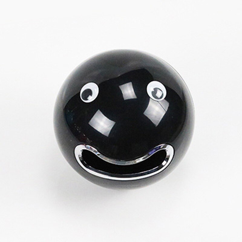 Tissue Box ABS Cute Ball Paper Box Hygienic Paper Storage Container Living Room Bathroom UD88: black