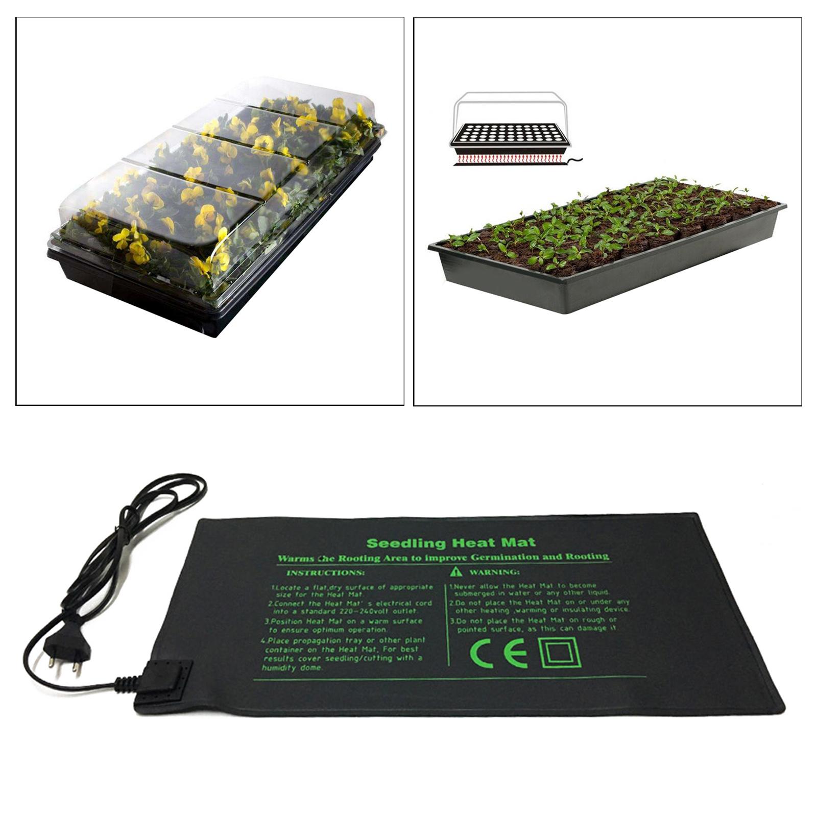 Waterproof Seedling Heat Mat for Germination Warm Hydroponic Heating Pad for Seed Starting Propagation